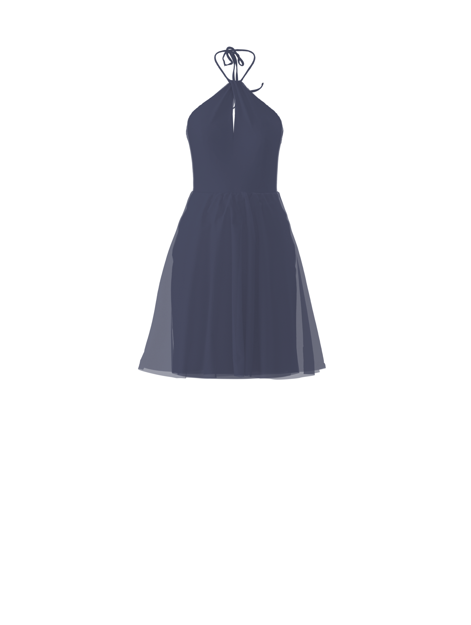 Colby Bodice & Carla Skirt Set in Blue Steel - Elegant Women's Fashion Outfit for Parties, Dates, and Special Occasions