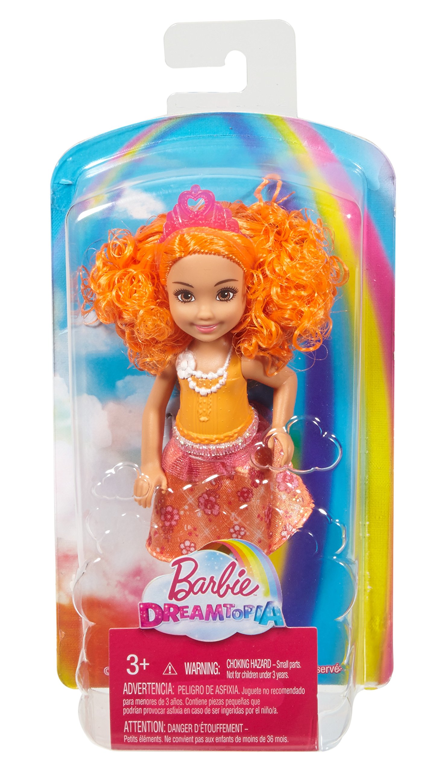 Barbie Dreamtopia Rainbow Cove Sprite Doll - Orange Hair Fairy Doll with Glittery Wings | Perfect for Imaginative Play, Birthday Gifts & Collectors (Ages 3+)