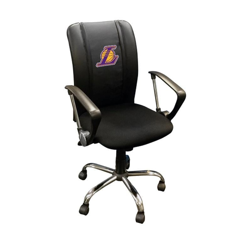 NBA Team Logo Dreamseat Curve Ergonomic Office Chair - Adjustable Height & Lumbar Support for Home, Gaming & Workspace Comfort