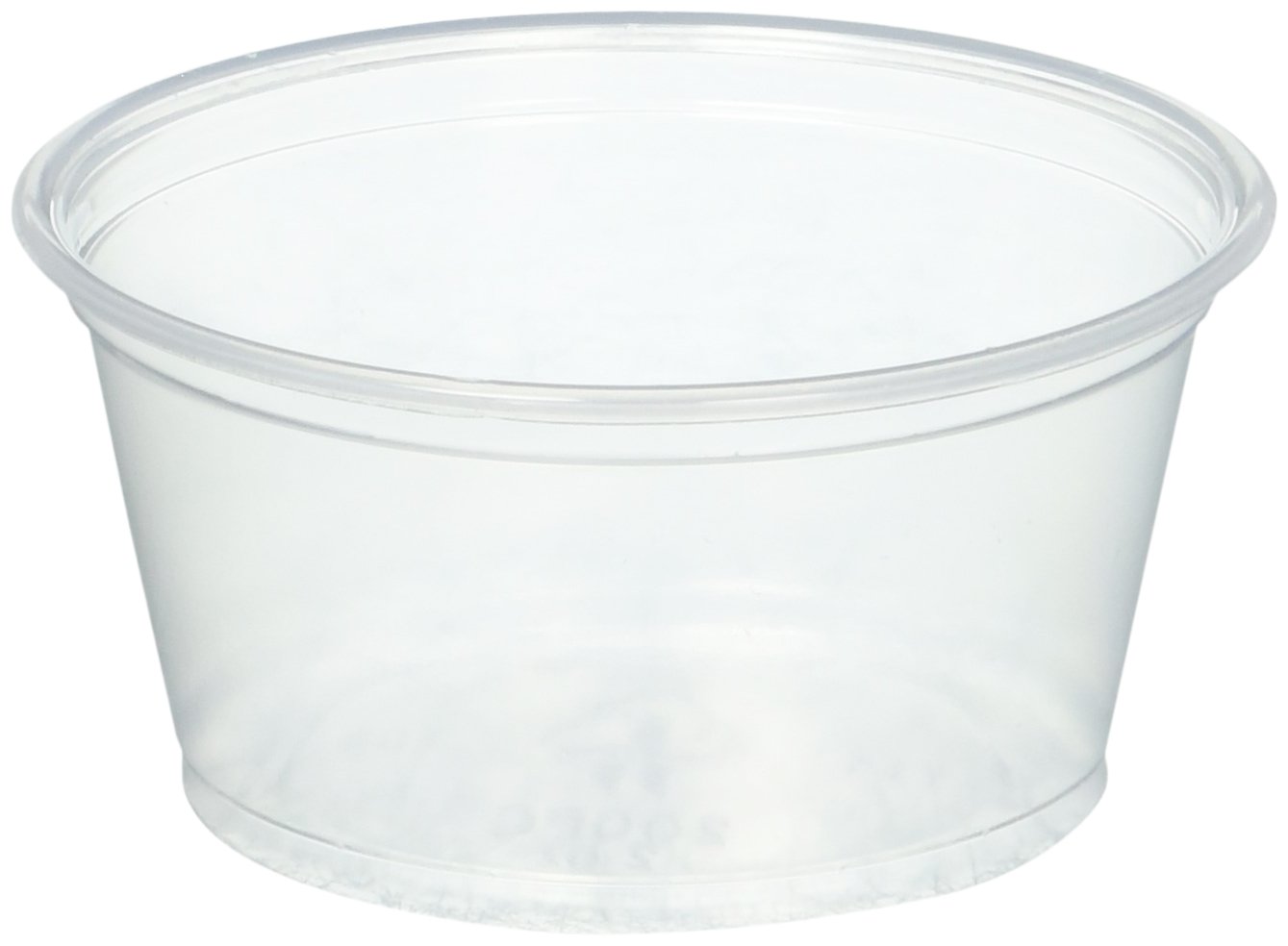 Solo Plastic 2.0 oz Clear Portion Containers - 250 Pack | Food Storage, Beverage Cups, Craft Supplies | Perfect for Meal Prep, Party Snacks & DIY Projects
