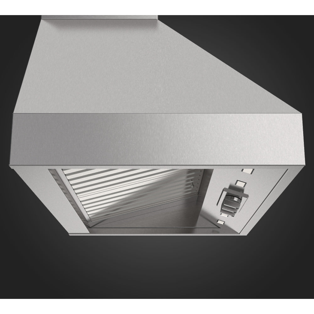 Fulgor Milano 36 Inch 1000 CFM Stainless Steel Wall Mount Range Hood - Professional Kitchen Ventilation for Home Cooking (Model F6PC36DS1) | Perfect for Modern Kitchens, Restaurants & Heavy Duty Cooking