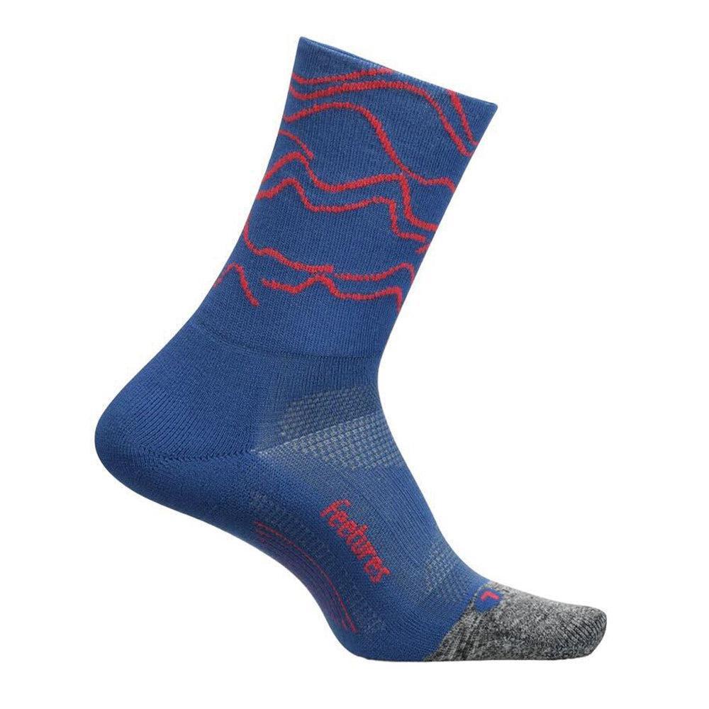 Feetures Elite Light Cushion Mini Crew Running Socks - Breathable & Supportive for Marathon, Hiking & Workout - Best for Athletes & Active Lifestyle