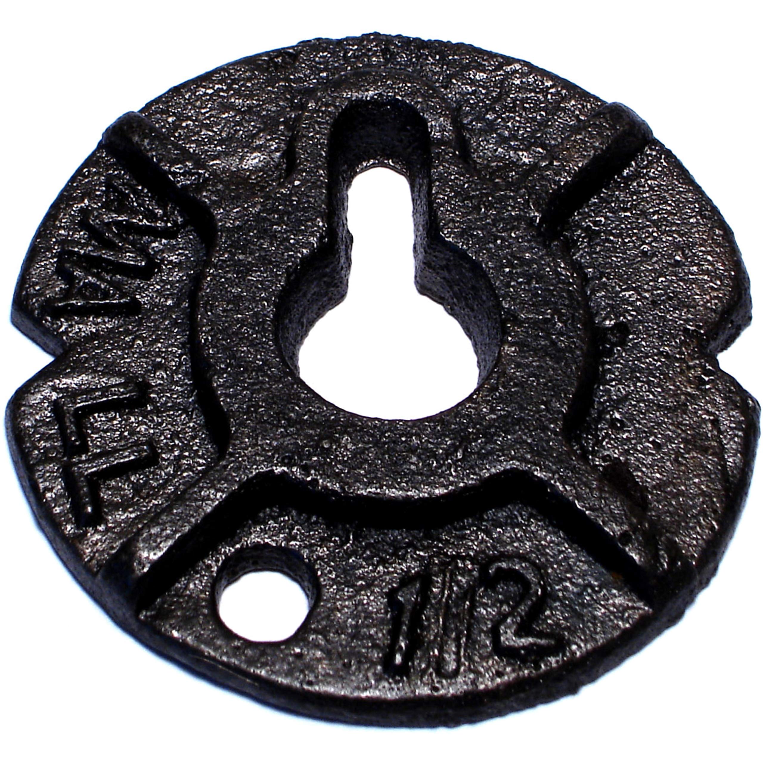 1/2 Inch Malleable Washers - Pack of 124 - Heavy Duty Iron Washers for Plumbing, HVAC & Industrial Applications - 014973174477