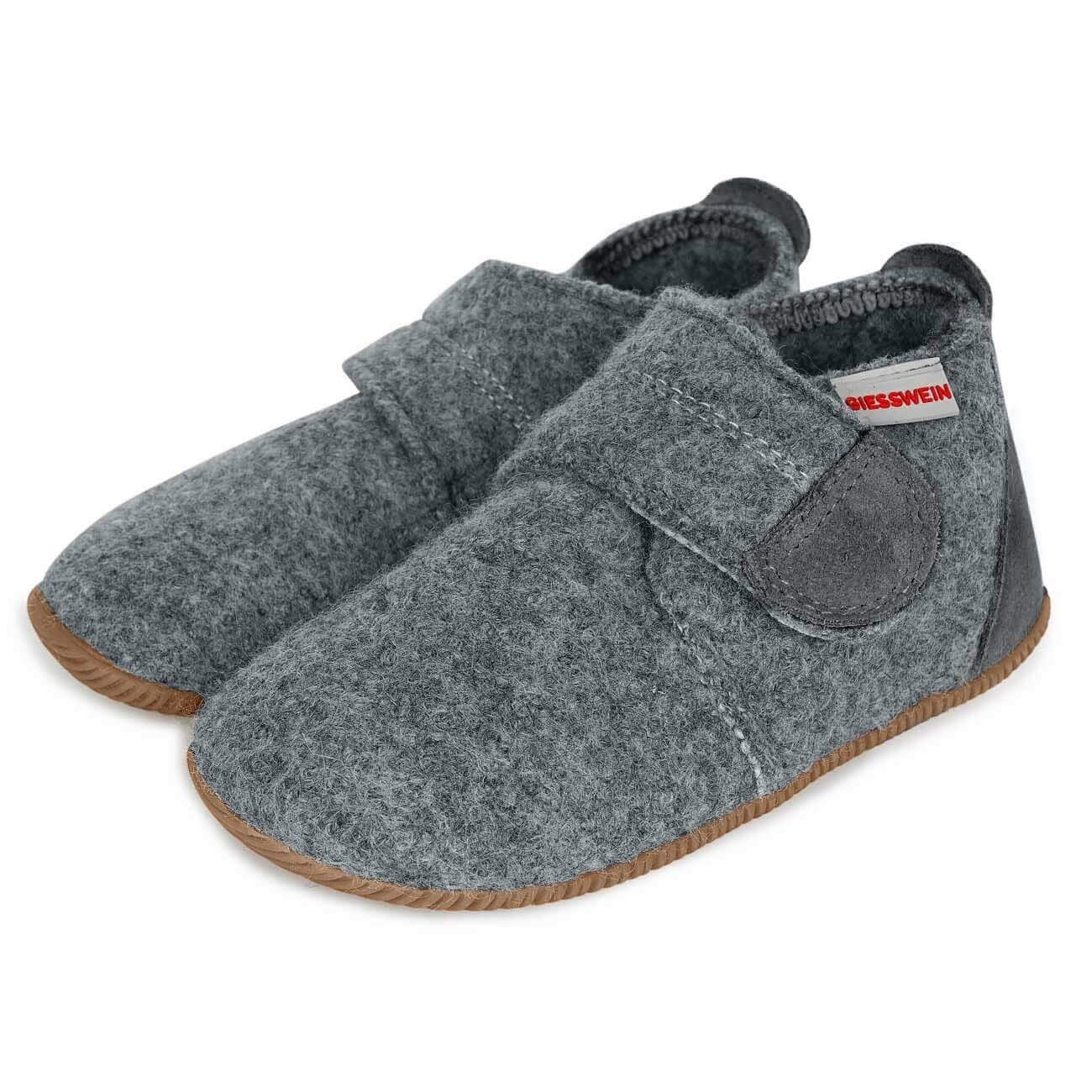 Giesswein Kids Low-Top Slippers - Soft Indoor House Shoes for Boys & Girls - Comfortable Non-Slip Soles for Home, School & Playtime