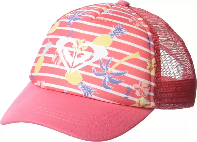 Roxy Kids Sweet Emotions Baseball Cap - Adjustable Cotton Hat for Boys & Girls - Perfect for Outdoor Activities, Sports, and Everyday Wear