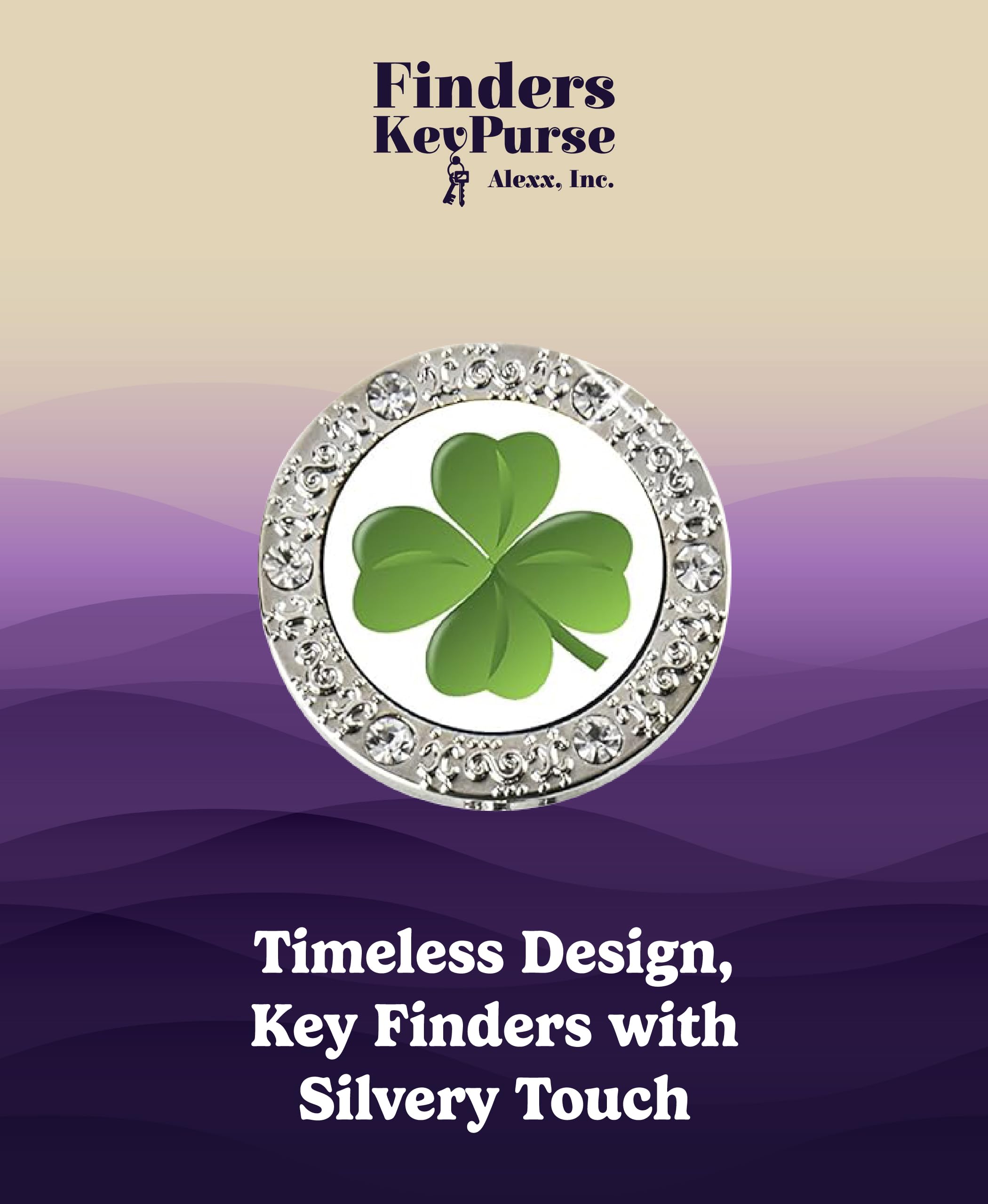 Stylish Women's Bling Key Finder Keychain - Cute Purse Organizer Accessory, Perfect Gift for Mom, Wife, Girlfriend - Great for Everyday Use & Travel Essentials