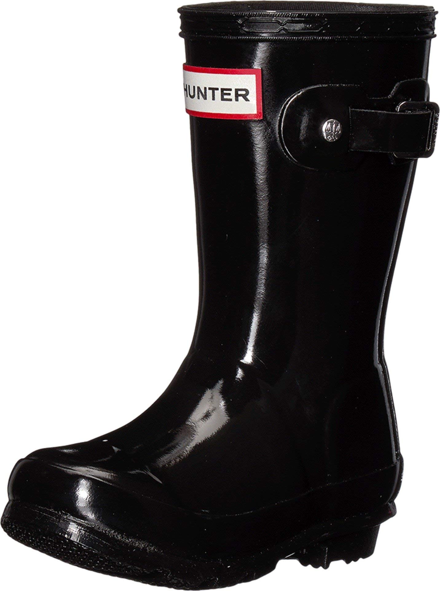 Hunter Kids Original Gloss Rain Boots for Toddler & Little Girl - Waterproof Garden Shoes for Outdoor Play, Puddle Jumping & Spring Adventures