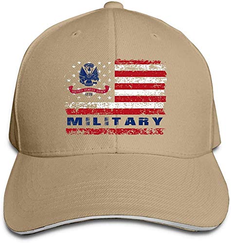 MJSTAR US Army Military Flag Trucker Hat - Unisex Baseball Cap for Men & Women - Dad Hat, Driver Cap in Blue - Perfect for Outdoor Activities, Sports, and Patriotic Events
