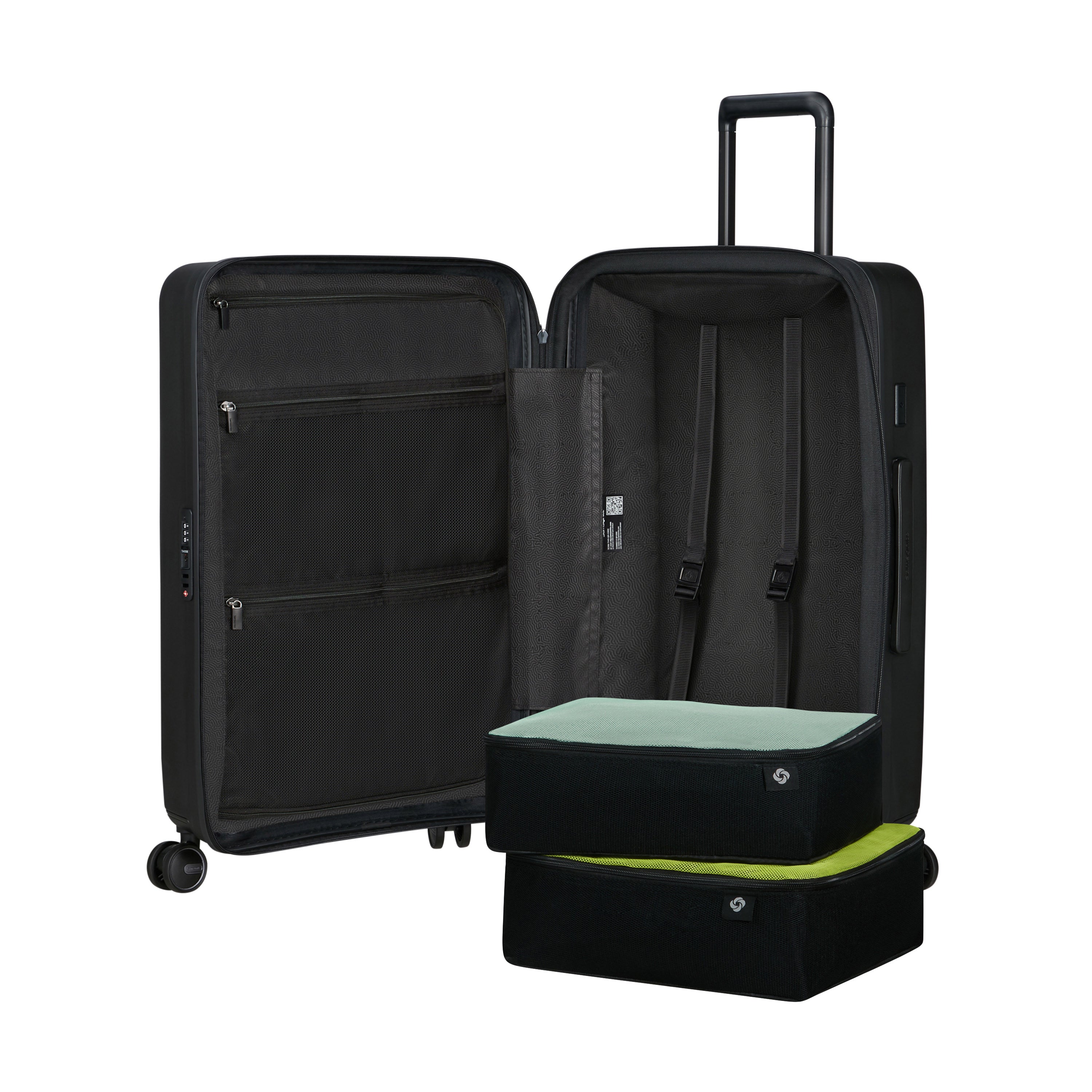 Samsonite Restackd Spinner Medium Expandable Carry-On Luggage - Lightweight Suitcase for Business Travel & Weekend Getaways