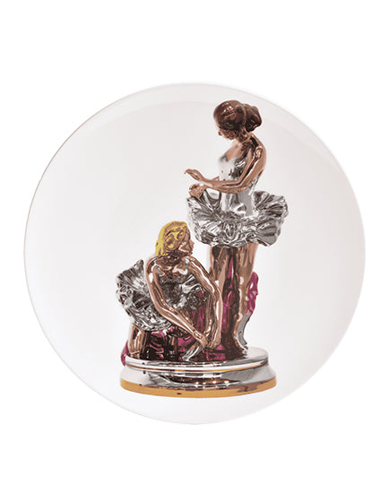 Jeff Koons Ballerinas Plate - Collectible Art Plate for Home Decor, Gift & Display - Perfect for Art Lovers, Ballet Enthusiasts & Modern Home Decor