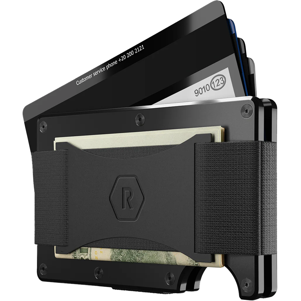 Slim RFID Blocking Aluminum Wallet with Money Clip - Secure & Stylish for Travel, Business, and Everyday Use