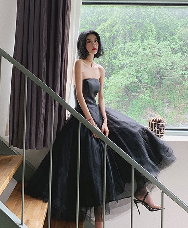 Elegant Black Tulle Short Prom Dress for Homecoming - Perfect for Dances, Parties & Special Occasions
