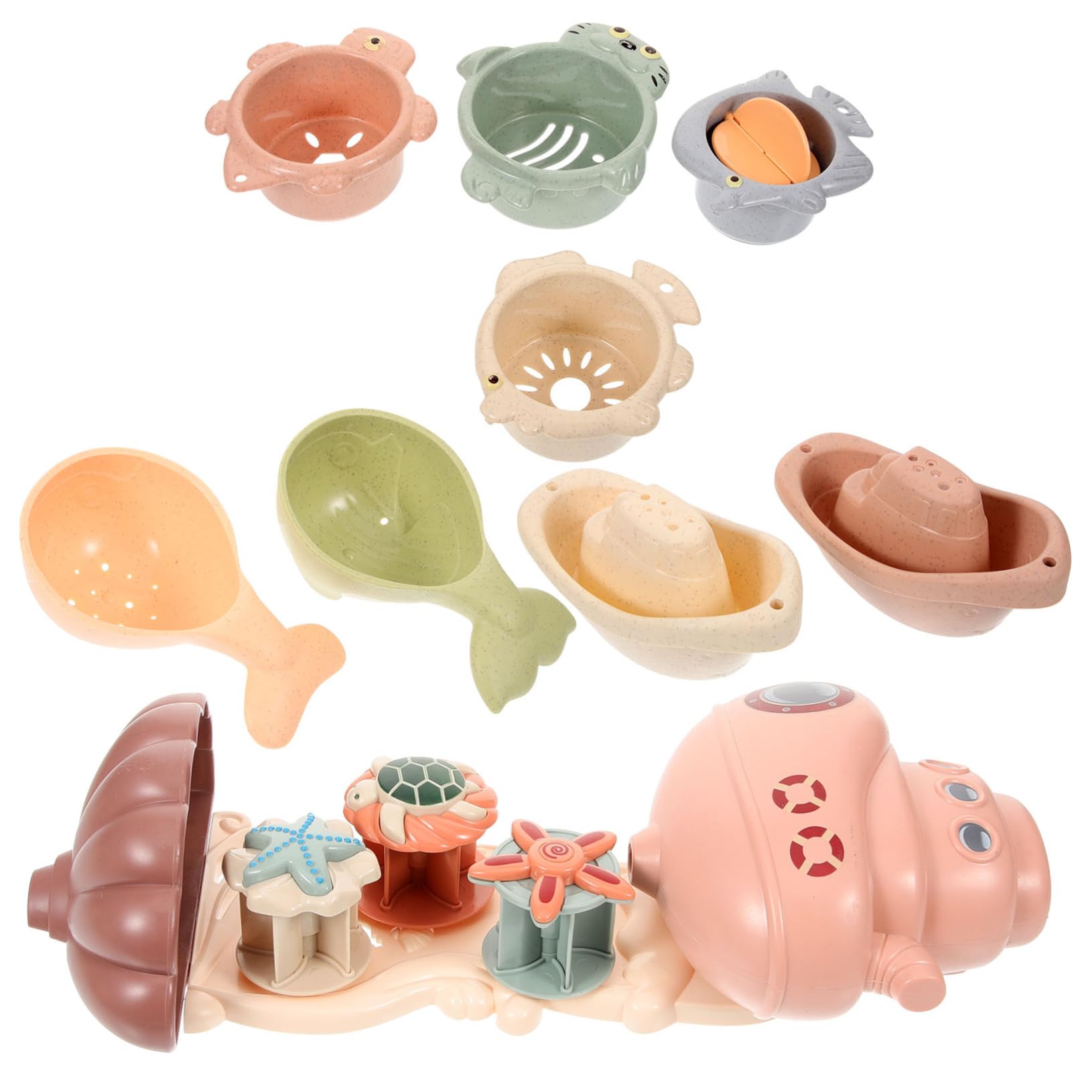 DRESSOOS 1 Set Bath Toy for Kids - Water Cart & Tub Toys for Bathtub, Pool & Outdoor Play - Fun Bath Time & Swimming Pool Accessories for Toddlers & Babies
