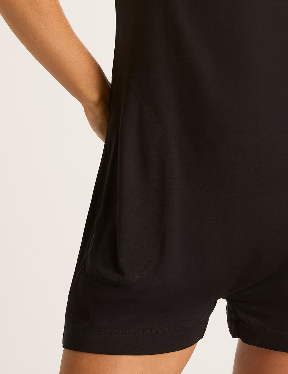 Stylish Black Short Romper for Women - Perfect for Summer Outfits, Beach Vacations & Casual Wear