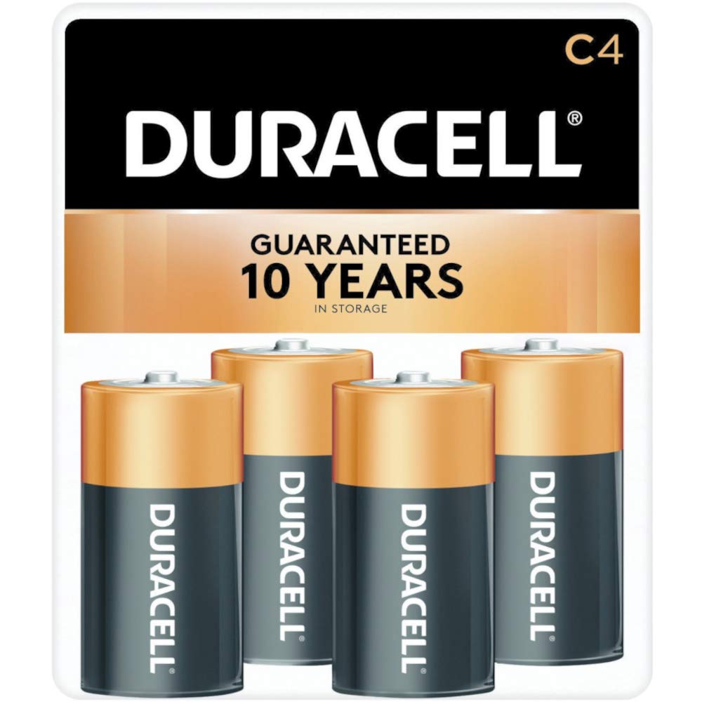 Duracell Coppertop Alkaline C Batteries - 4 Count (9 Pack) | Long-Lasting Power for Flashlights, Toys, Remote Controls & Electronic Devices