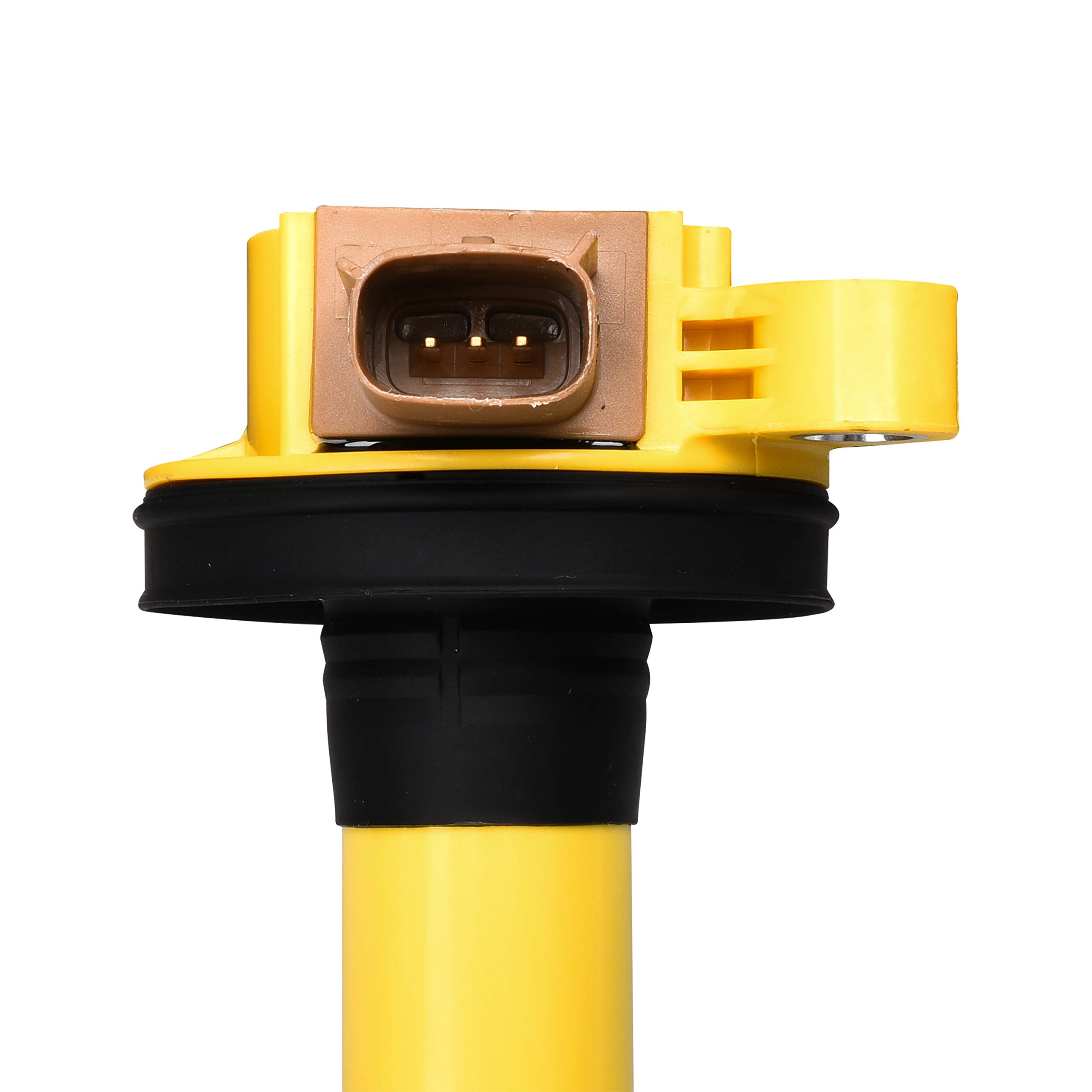 ENA Set of 6 Yellow Ignition Coil Packs - Compatible with 2014-2019 Ford F150, Explorer, Expedition, Flex, Lobo, Transit, Taurus & Lincoln MKS, MKT, Navigator - Replacement for UF646 - Perfect for 3.5L V6 Ecoboost Engine Tune-Ups & Performance Upgrades