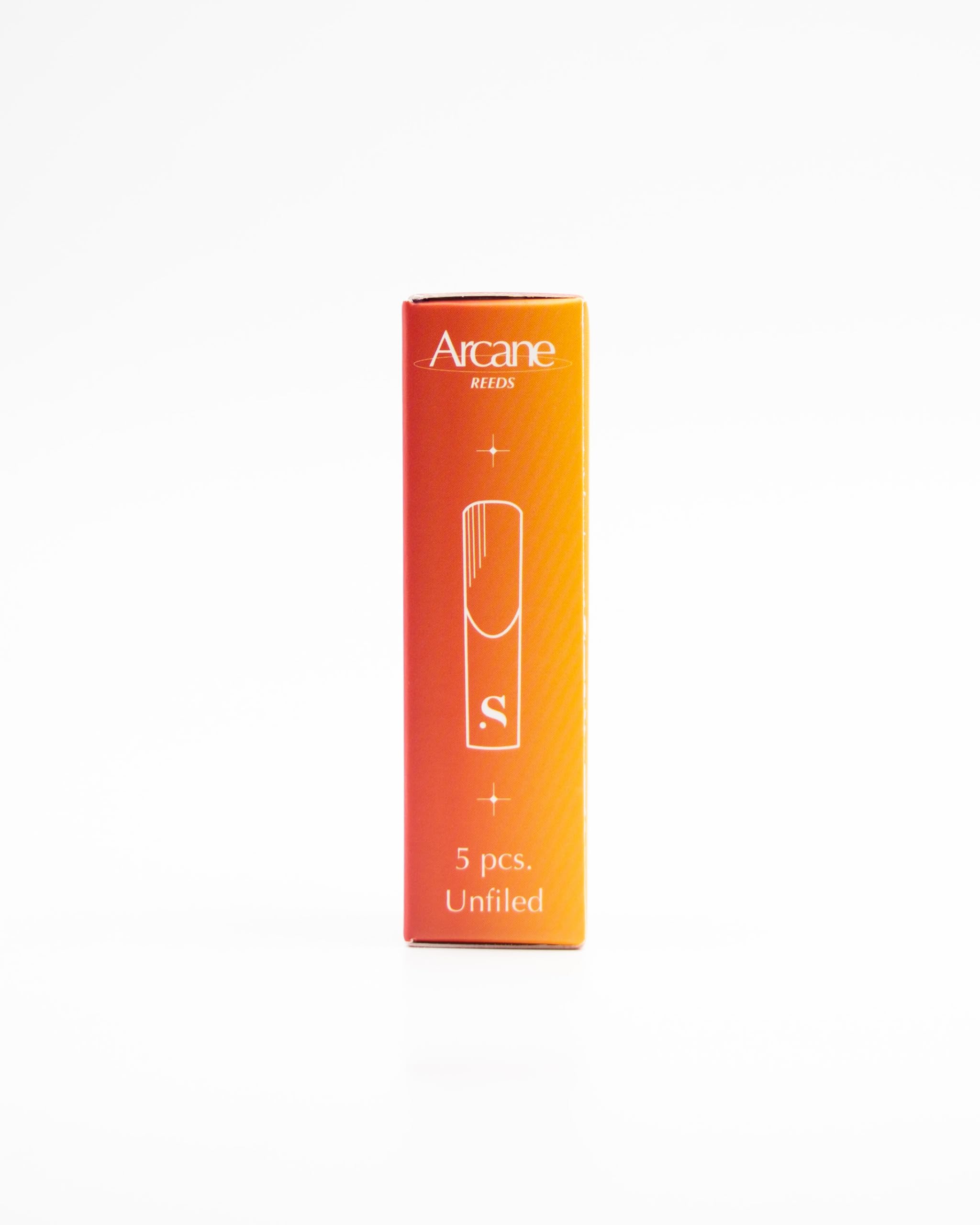 Premium Syos Arcane Alto Saxophone Reeds 2.5 Strength - 5 Unfiled Reeds for Warm Rich Sound & Easy Playability - Professional Saxophone Mouthpiece Accessories for Jazz, Classical & Band Performances