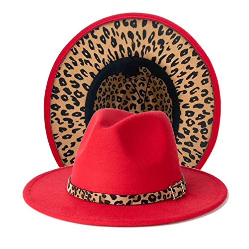 Square Buckle-red Leopard
