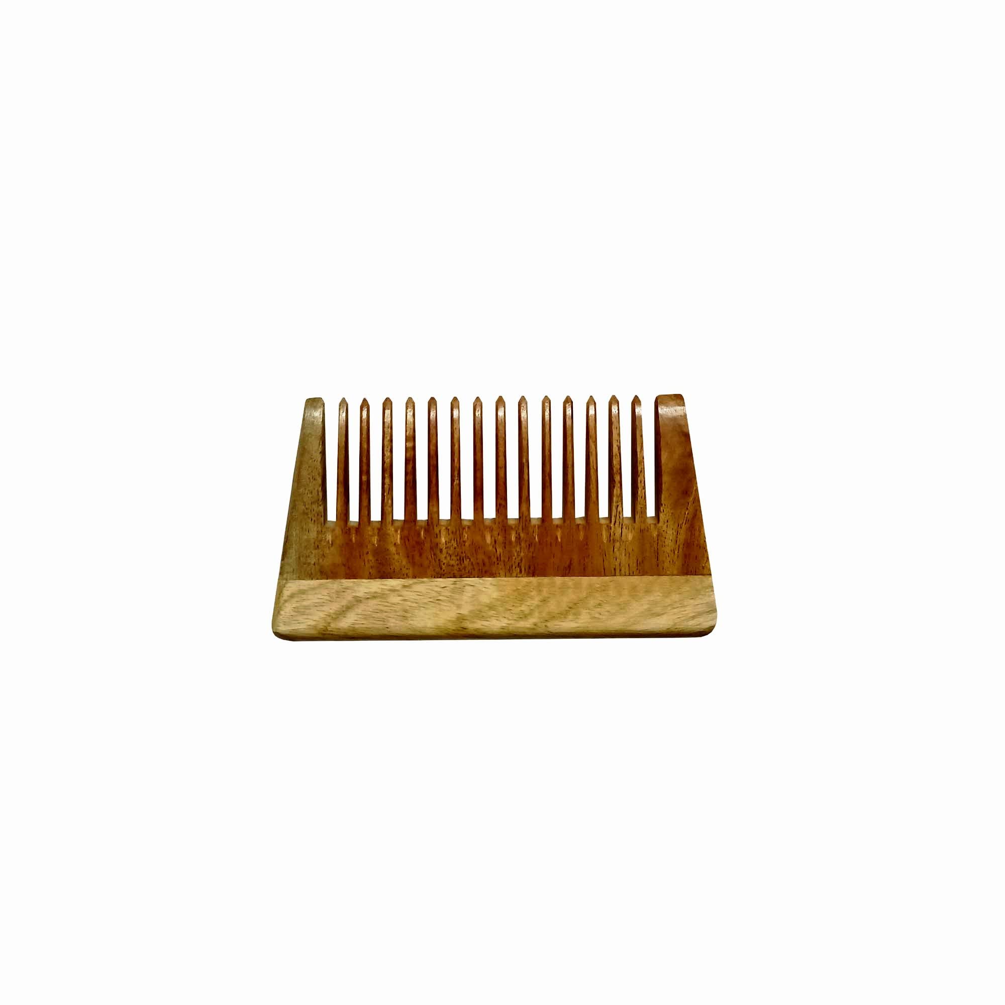Ginni Innovations Small Baby Detangler Comb - 4 Inch Neem Wood Hair Brush for Kids & Toddlers - Gentle Knot Remover for Fine Hair - Perfect for Home, Travel & Daily Hair Care Routine