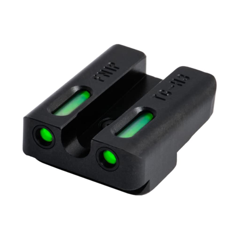 Truglo TFX PRO Handgun Sight - Glow in Dark Tritium & Fiber Optic Night Sight for Pistols - Compact, Durable, Snag-Free Design - Perfect for Low Light Shooting, Home Defense & Tactical Use