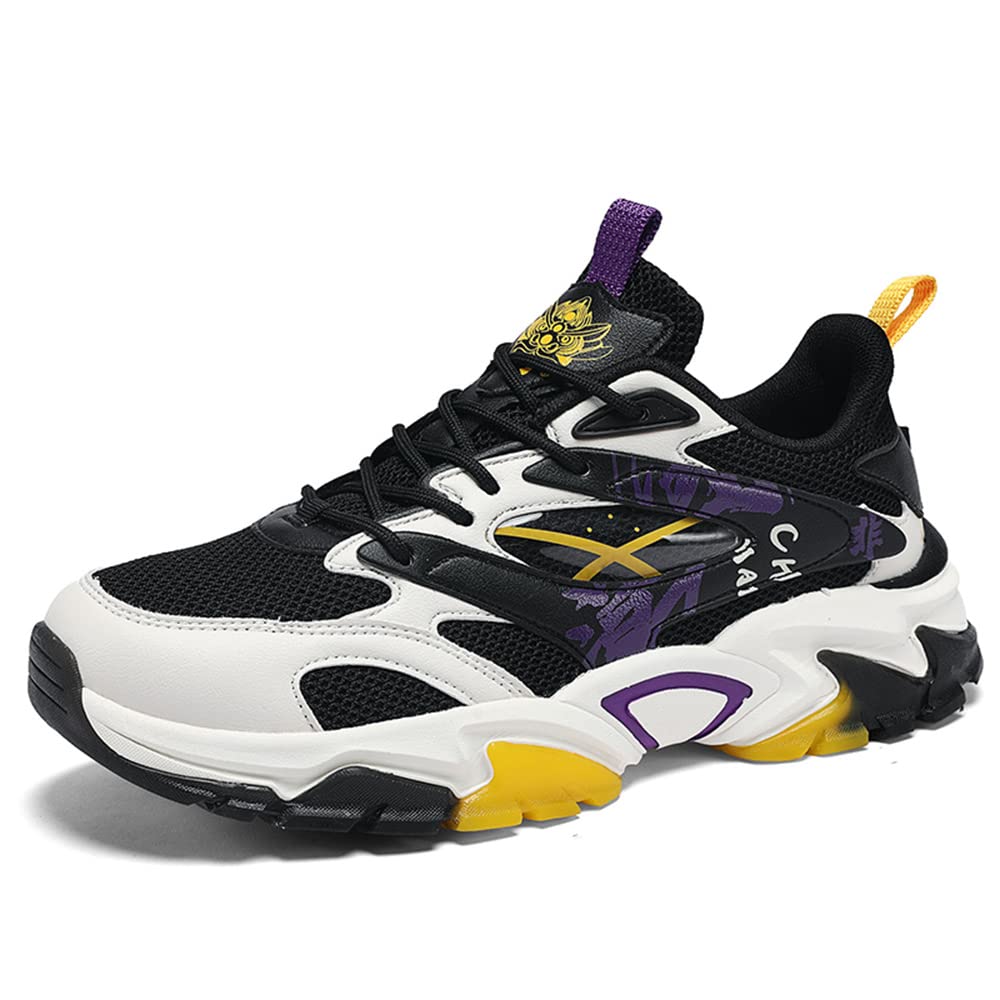 **Men's Walking Shoes - Comfortable Basketball Sneakers for Casual & Work Wear - Perfect for Gym, Running, and Daily Use**