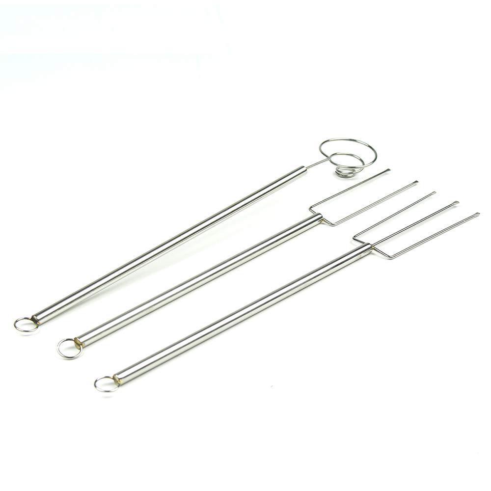 Premium Chocolate Dipping Tools Set - 3-Piece Stainless Steel Fondue & Candy Making Kit for Home Bakers & Dessert Lovers (Perfect for Valentine's Day, Parties & DIY Treats)