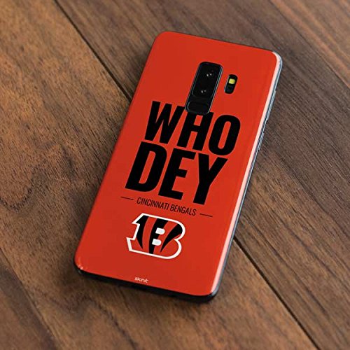 Official NFL Cincinnati Bengals Team Motto Phone Skin for Samsung Galaxy S9 Plus | Protective Decal Sticker | Perfect for Game Day & Fan Showcase