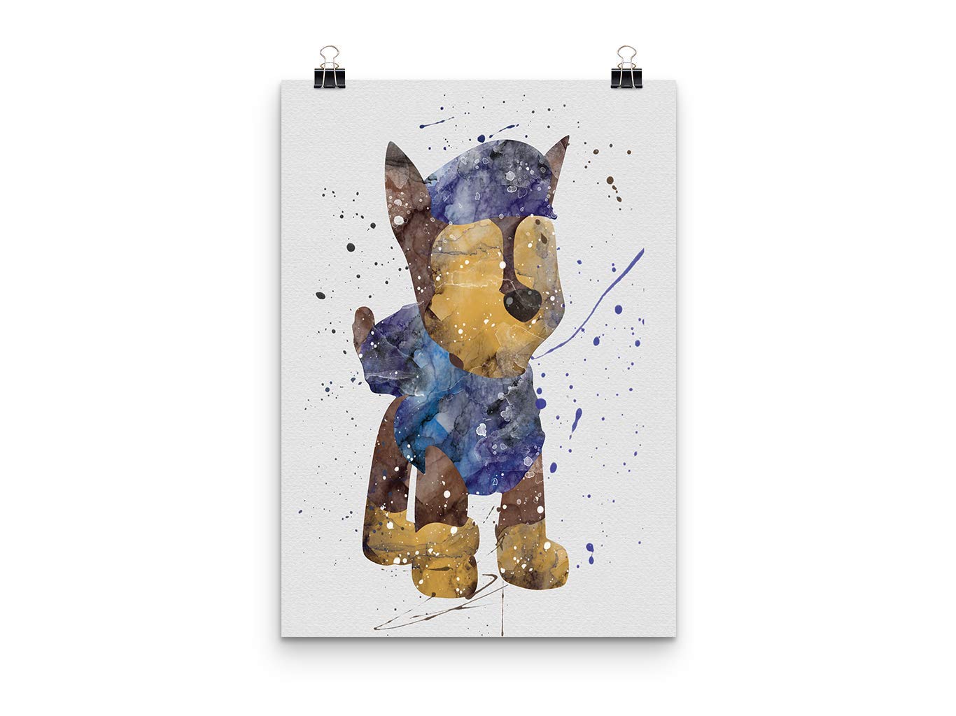 Paw Patrol Wall Art Print - Kids Room Decor for Nursery & Playroom