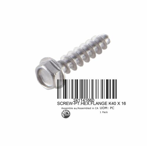 BRP Hex Flanged Screw K40 X 16 - Heavy Duty Metric Bolts for Automotive, Machinery & DIY Projects - Corrosion Resistant Fasteners for Engine Parts, Metal Fabrication and Home Repairs