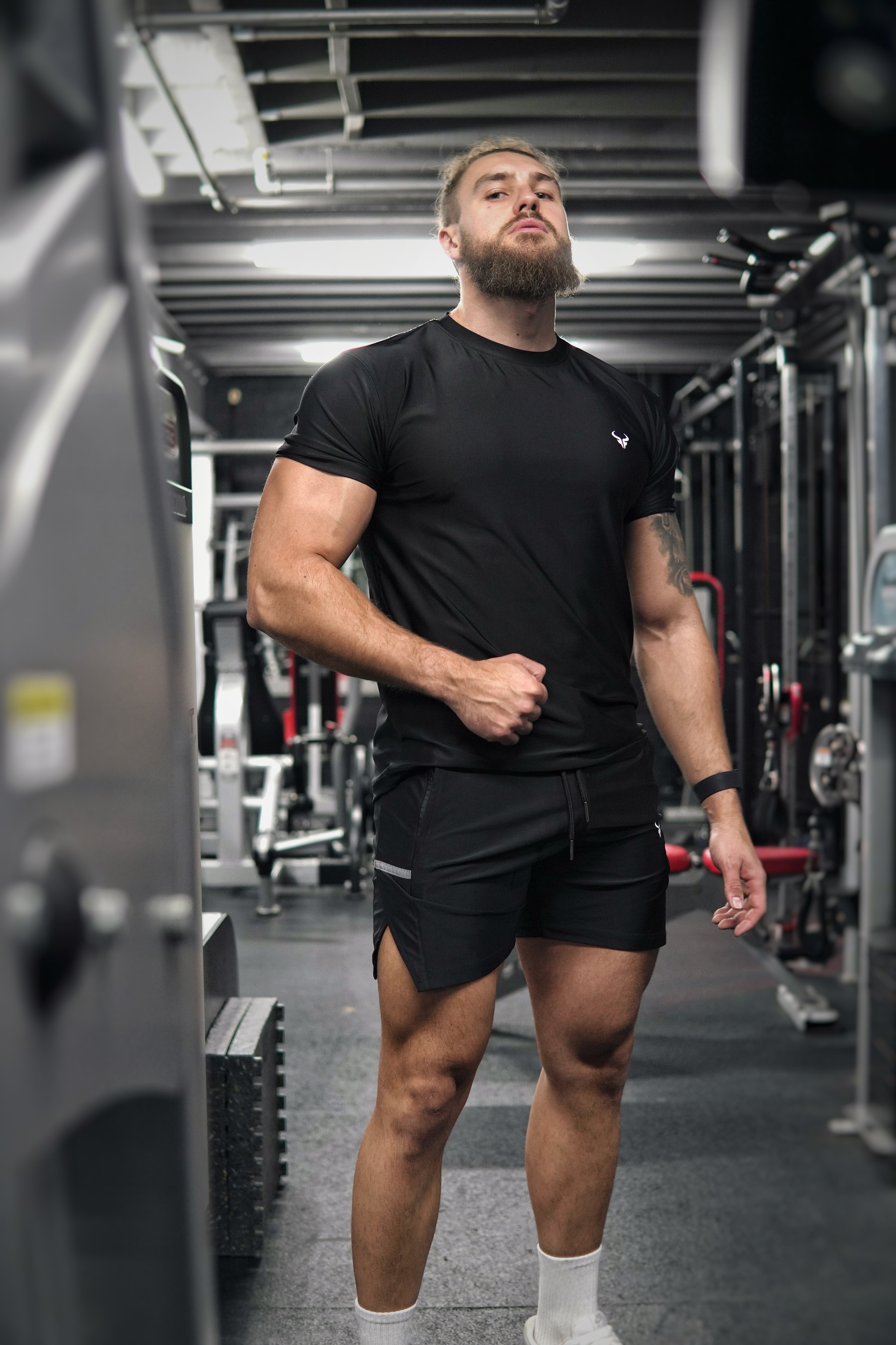 Cerus Black Edge Linerless Running Shorts for Men - Lightweight Quick-Dry Gym Workout Shorts with Pockets - Perfect for Jogging, Training & Outdoor Activities