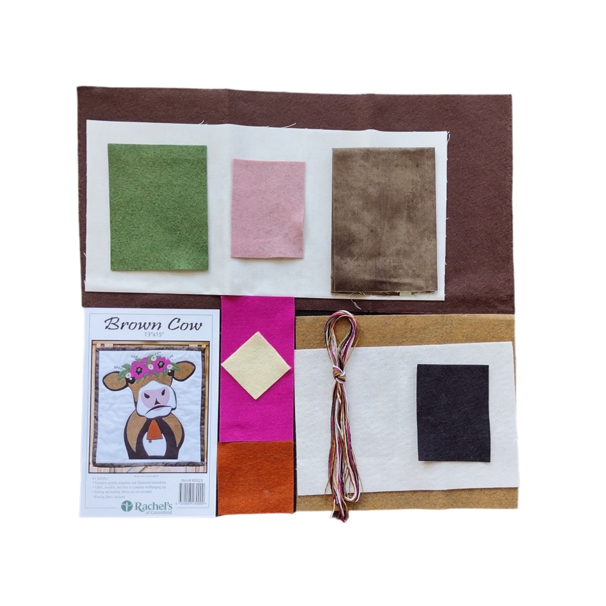 Brown Cow Wall Quilt Pattern 13