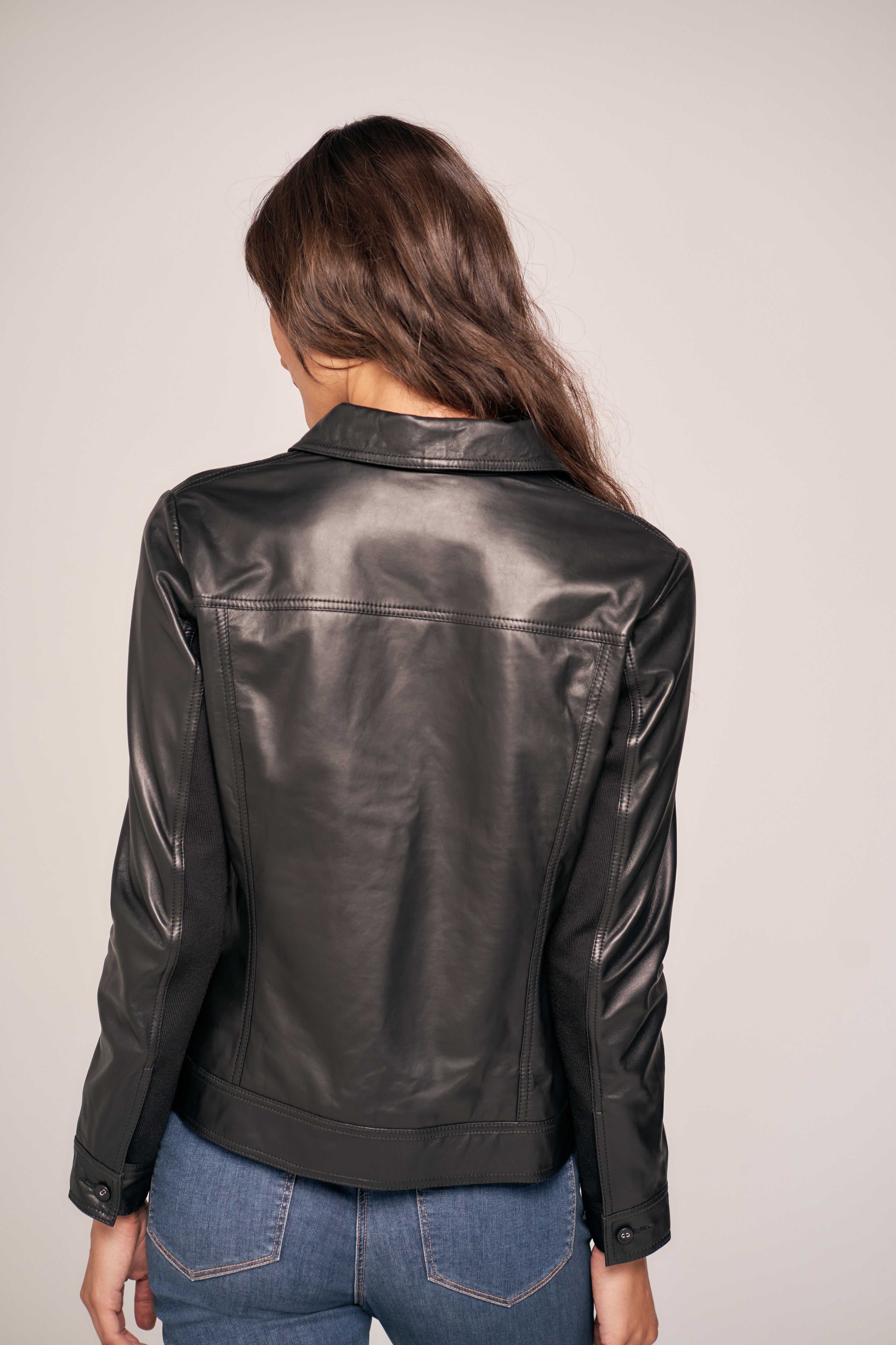 Olivia Newton John Black Leather Jacket - Vintage Style Biker Jacket for Women, Perfect for Halloween Costumes, Concerts & 80s Themed Parties