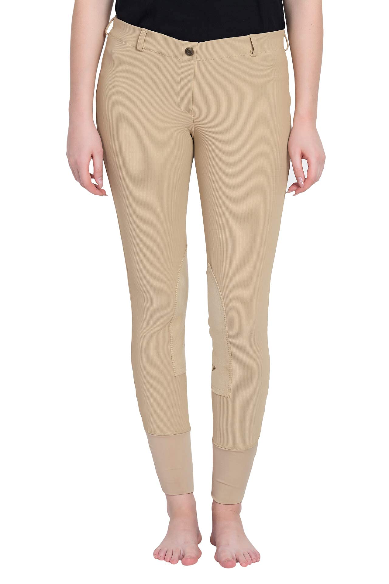 TuffRider Women's Ribb Pull-On Breeches for Equestrian Riding