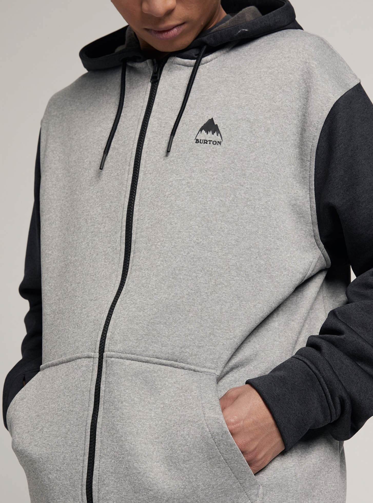 Burton Oak Full Zip Hoodie for Men & Women - Comfortable Fleece Pullover with Front Pockets - Perfect for Outdoor Activities, Hiking, and Casual Wear