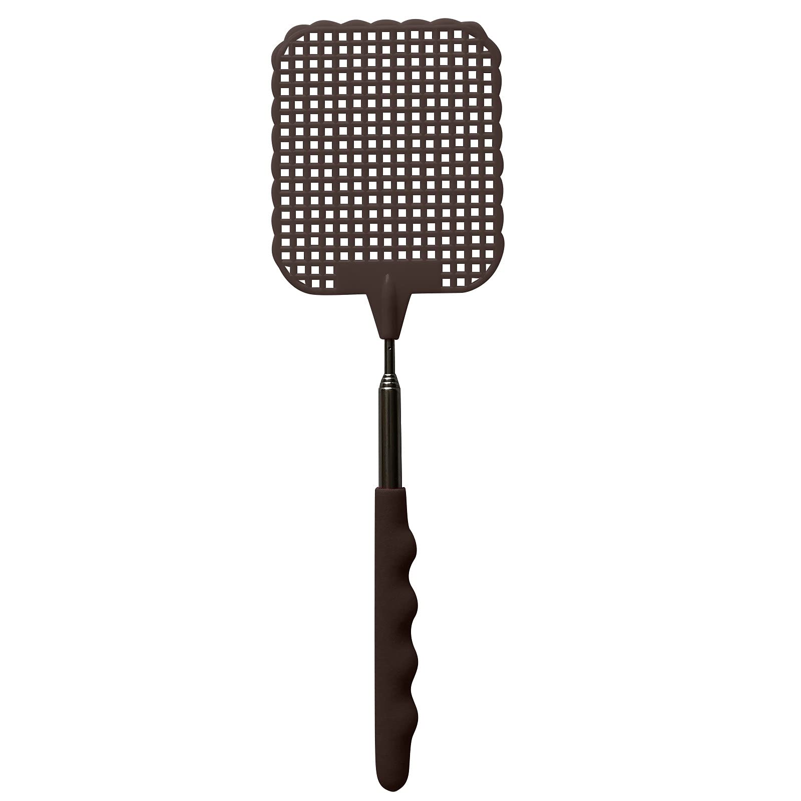 Retractable Stainless Steel Fly Swatter - Durable & Portable Bug Zapper with Non-Slip Handle for Indoor/Outdoor Use - Perfect for Bedroom, Living Room, Kitchen, Office, Camping and Travel