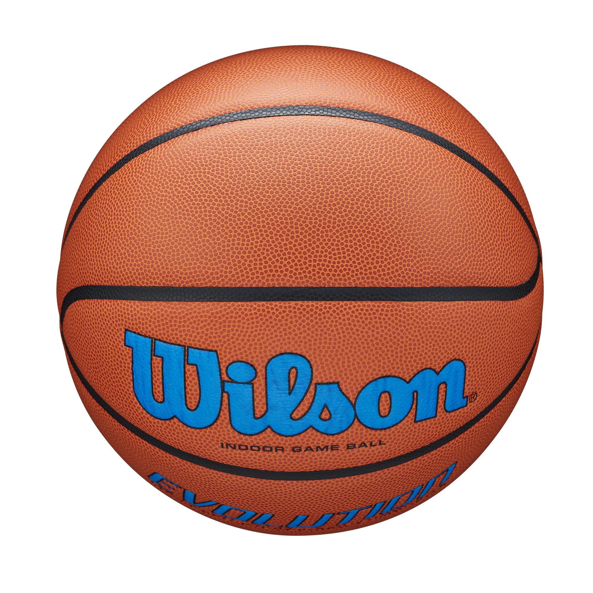 Wilson Evolution Game Basketball - Official Size 7 Indoor/Outdoor Basketball for Men & Boys - Perfect for Competitive Play, Training, and Pickup Games