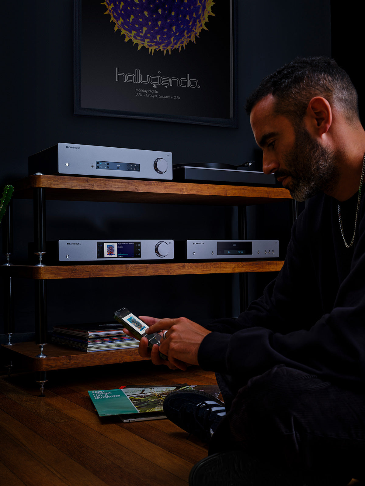 Cambridge Audio CXN100 Network Music Player - High-Resolution Wireless Streaming, Lunar Grey | Perfect for Home Audio Systems & Multi-Room Setup