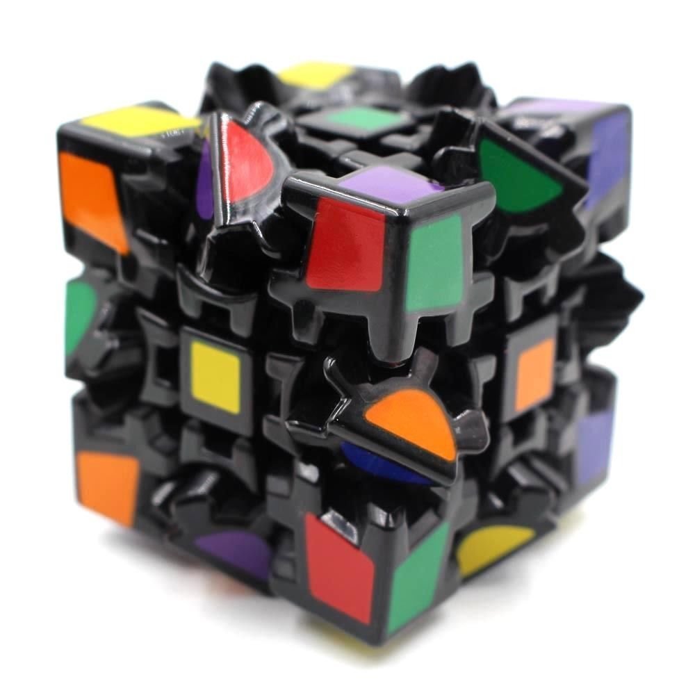 Kiditos 3x3 Stickerless Gear Cube - Speed Magic Cube Puzzle Toy for Kids & Adults - Brain Teaser & Stress Relief - Perfect for Office, Travel & Family Game Night