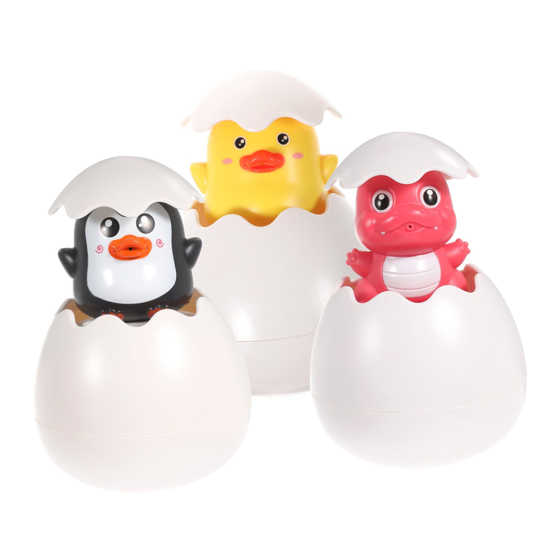 LALADEFIEE 3-Piece Bathtub Toys Set - Floating Bath Rinser & Foam Eggs for Kids, Fun Bath Time Sensory Play for Toddlers & Babies - Perfect for Bathtime, Pool, and Sensory Water Play Activities