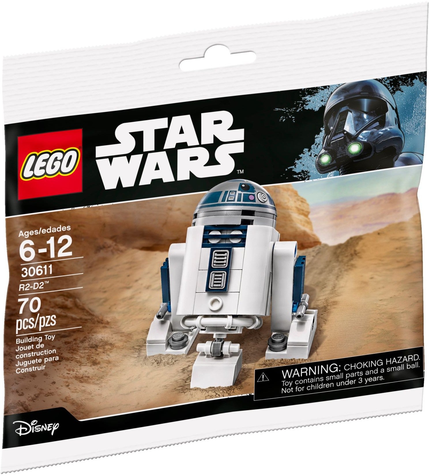 LEGO Star Wars 30611 R2-D2 Building Kit | Collectible Mini Droid Model | Perfect for Star Wars Fans & LEGO Collectors | Great for Display, Gifts & Play