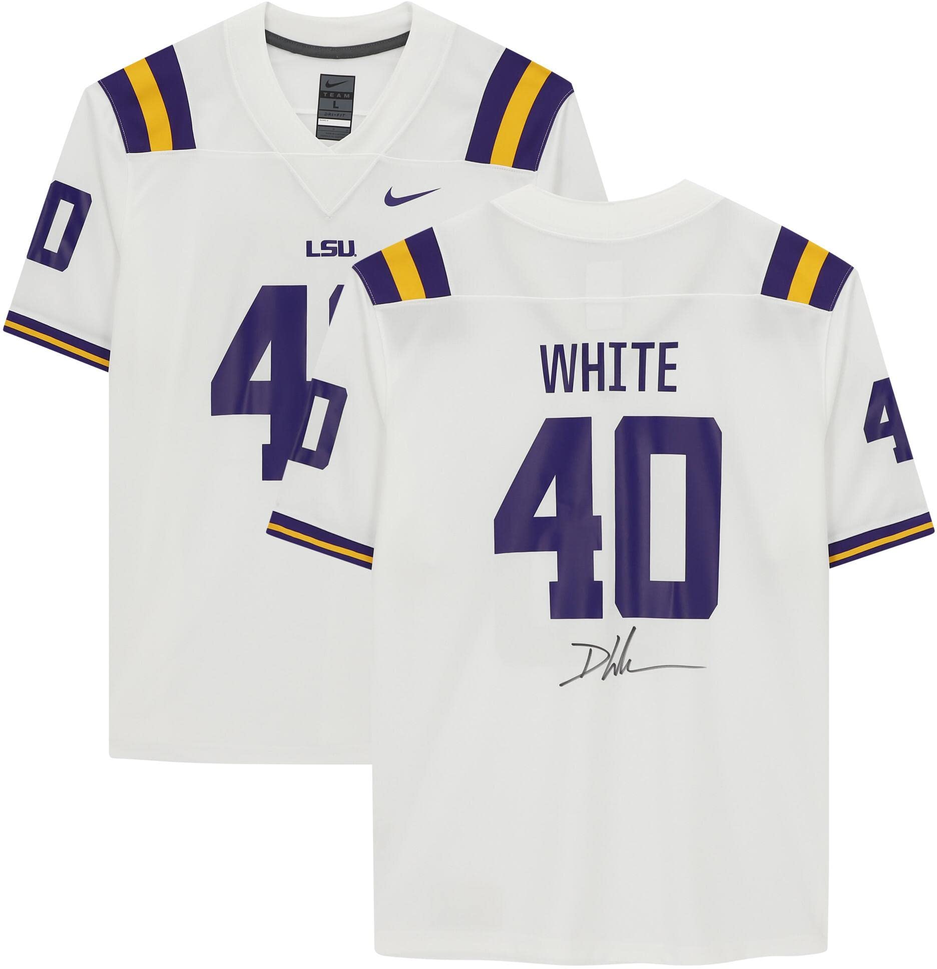 Authentic Devin LSU Tigers Nike Game Jersey - Signed College Football Jersey for Collectors & Fans - Perfect for Game Day, Memorabilia Displays & Gifts