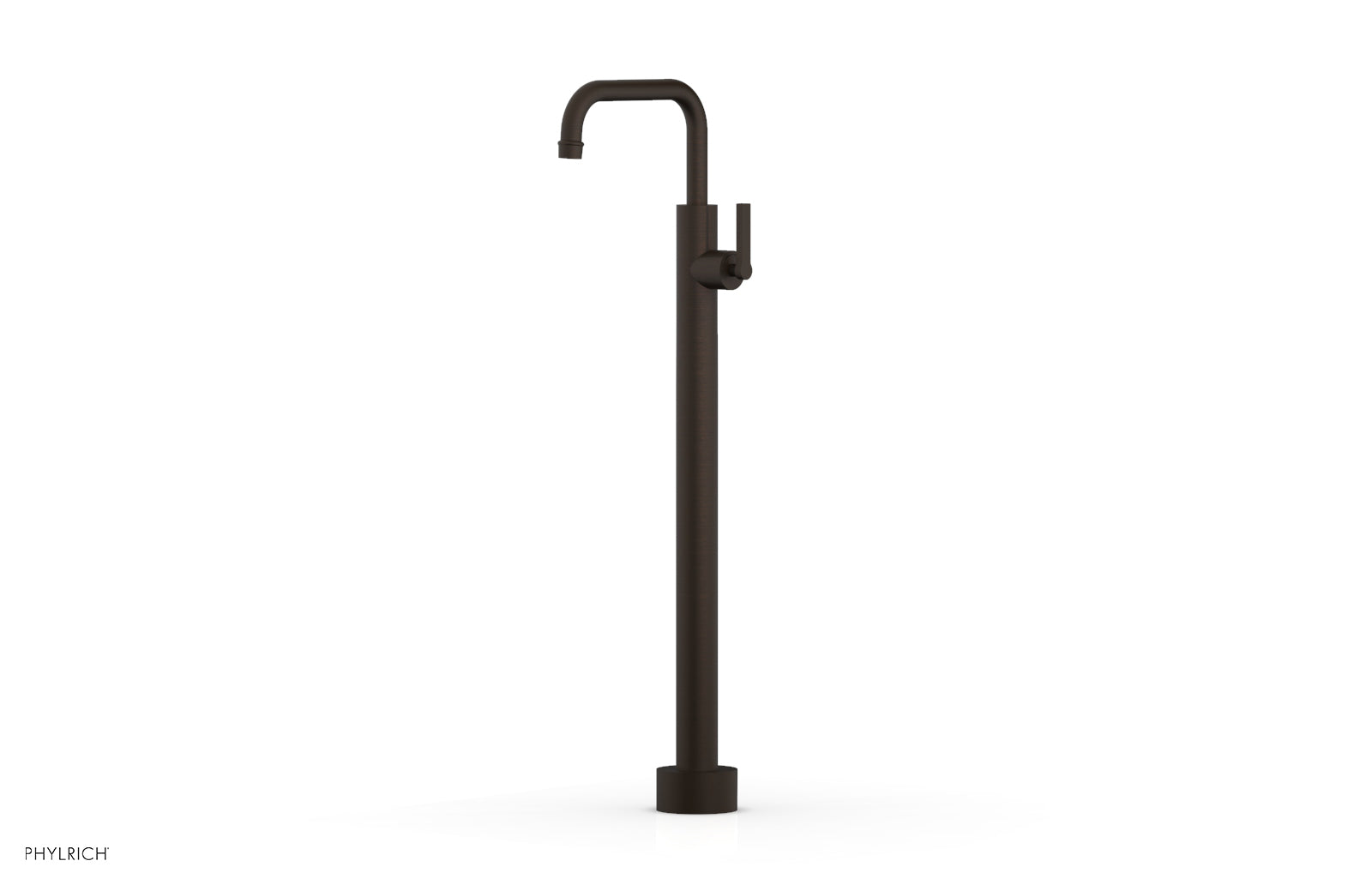 HEX MODERN Tall Floor Mount Tub Filler with Lever Handle 501 55 02 - Perfect for Luxury Bathrooms & Spa-Like Showers
