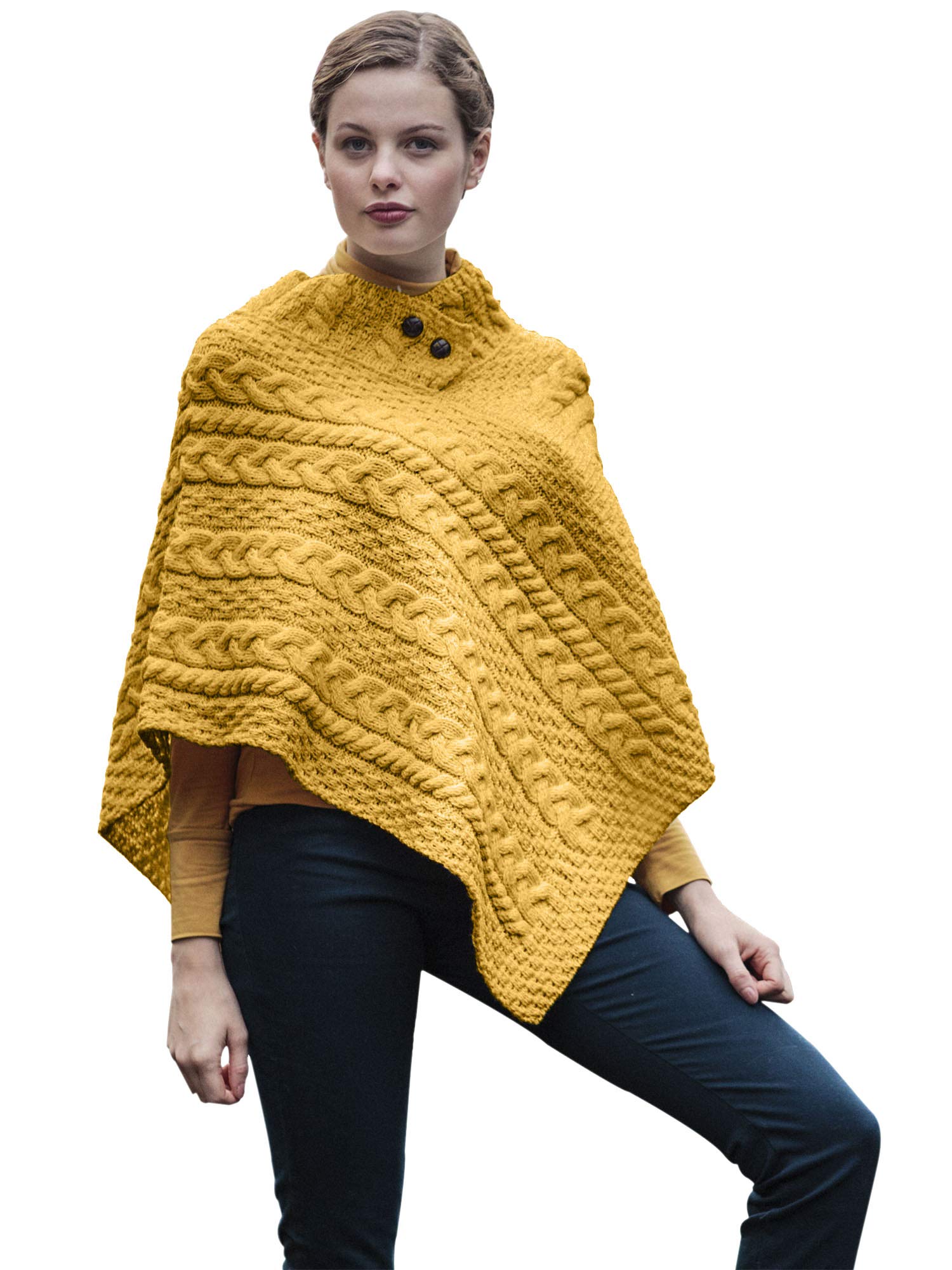 Aran Woollen Mills Women's Modern Wool Sweater - Soft & Warm Knitwear for Fall & Winter - Perfect for Casual Outfits, Office Wear & Cozy Evenings