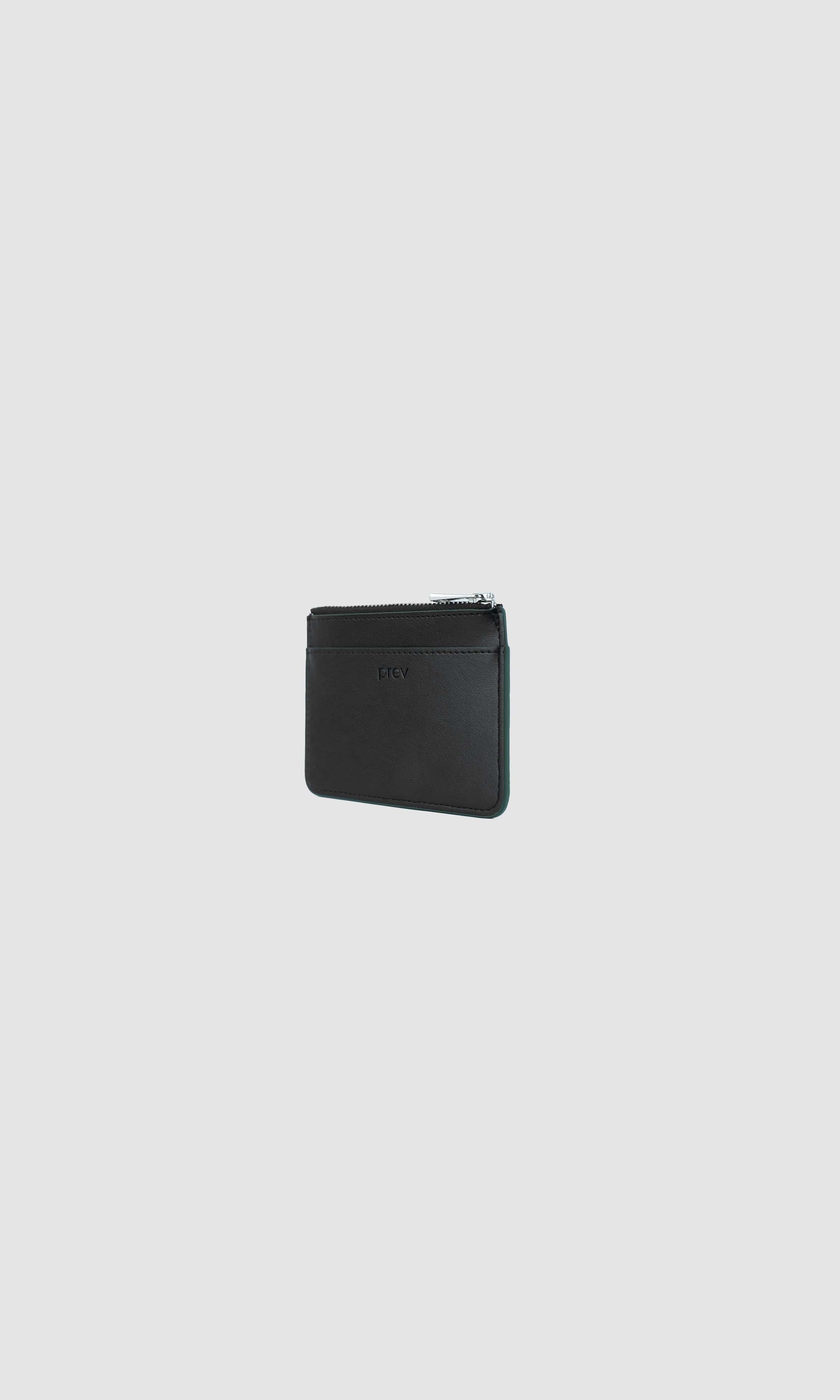 Vegan Apple Leather Card Holder for Men & Women - Slim RFID Blocking Wallet - Perfect for Travel, Business & Everyday Use | Black