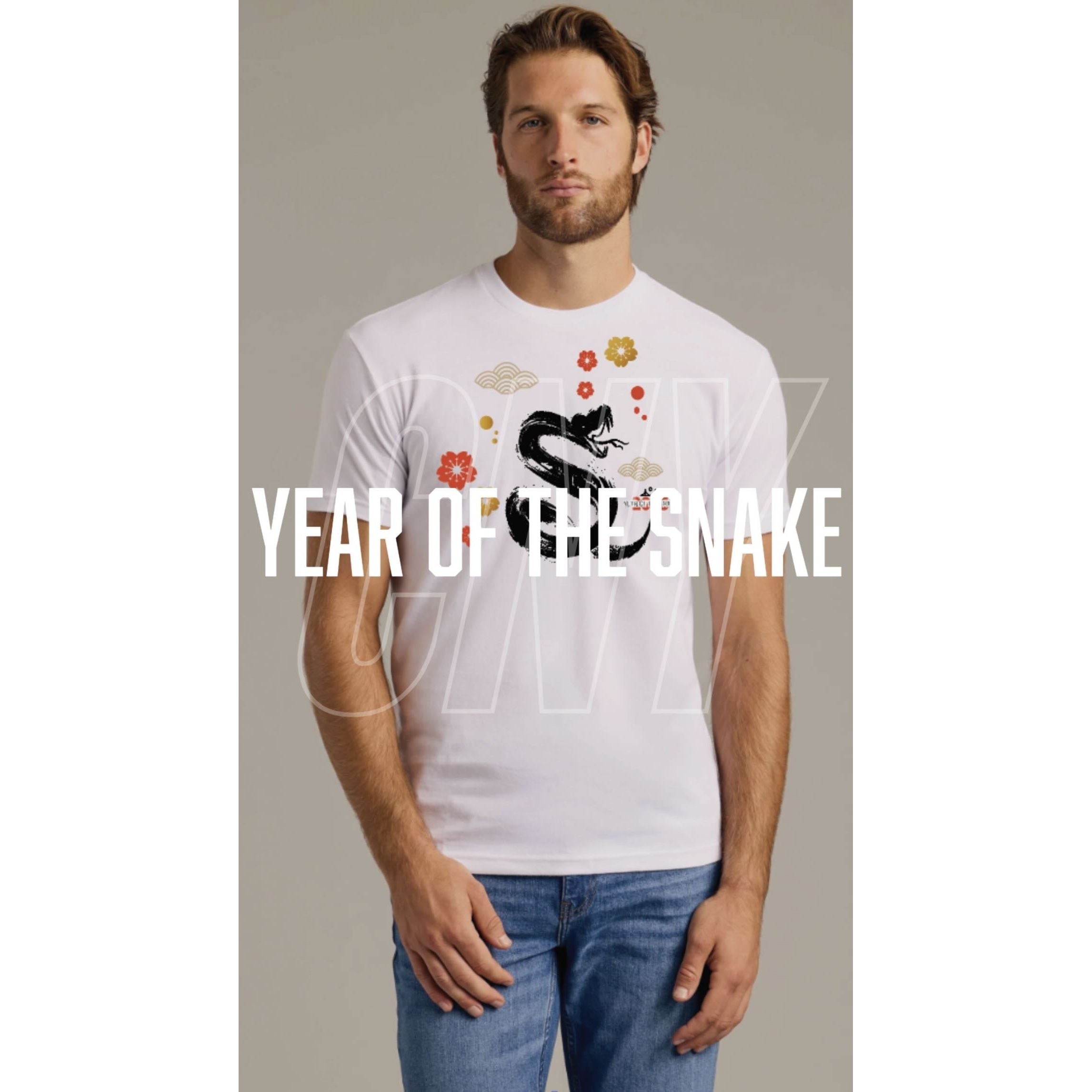 2025 Year of the Snake Limited Edition T-Shirt - 100% Cotton Charity Tee Supporting LA Fire Relief | Chinese Zodiac Gift, Casual Wear & Fundraising Apparel