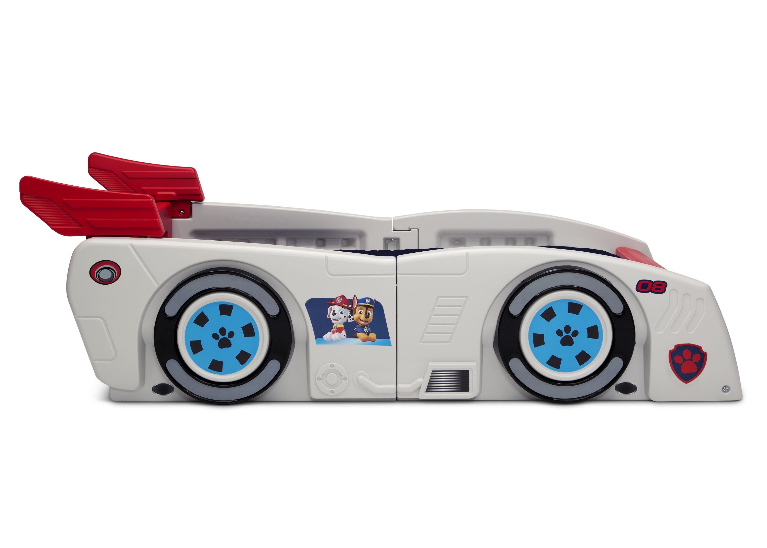 PAW Patrol Toddler and Twin Car Bed for Kids - Fun Themed Bedroom Furniture for Boys and Girls - Perfect for Playtime and Nap Time