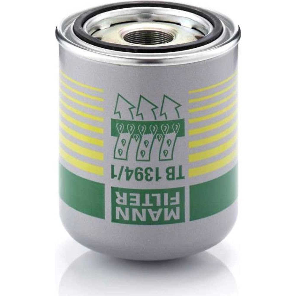 MANN-FILTER TB1394/1X Dryer Filter for Brake Systems - Heavy Duty Air Brake Desiccant Cartridge Replacement for Commercial Trucks & Trailers