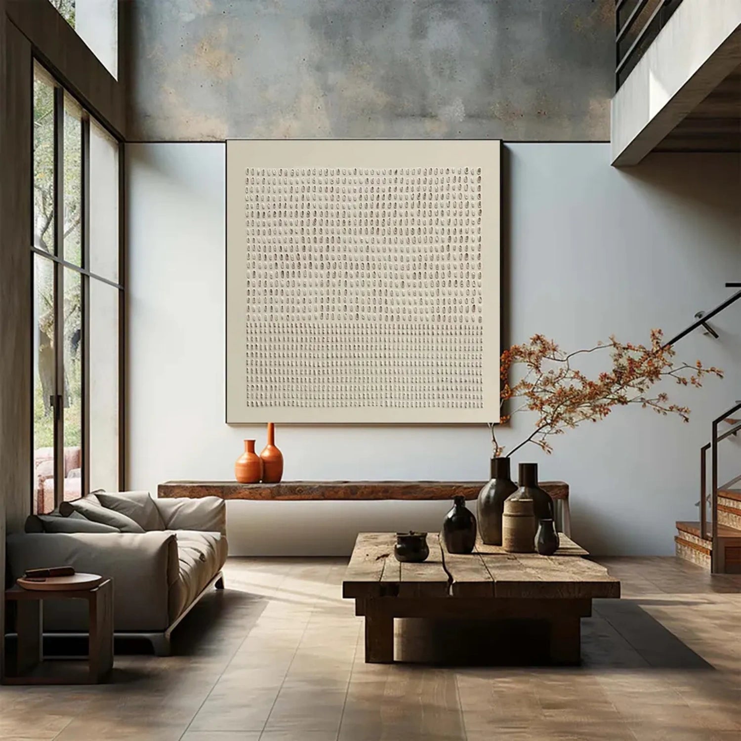 Abstract Tranquility Art Painting #WS261 - Modern Canvas Wall Art for Living Room, Bedroom & Office Decor