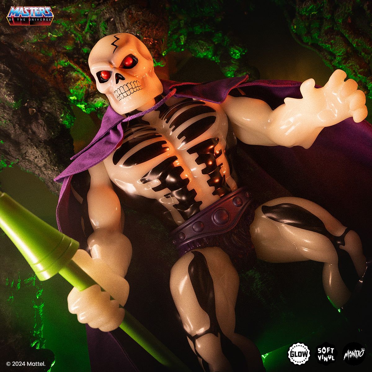Masters of the Universe Scareglow Soft Vinyl Figure - Classic Variant Collectible Toy for Fans | Perfect for Display, Gifts, and He-Man Collections