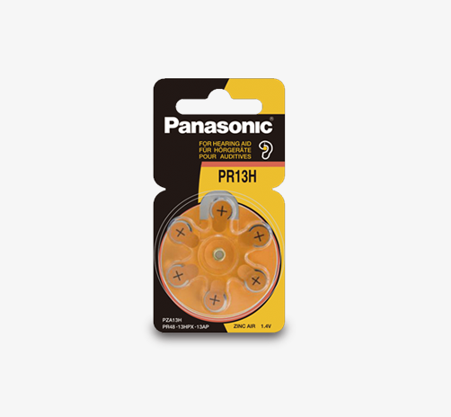 Panasonic PR48 1.4V Zinc Air Hearing Aid Batteries - Long Lasting Power for Hearing Devices (Pack of 60) - Perfect for Seniors & Daily Hearing Aid Use